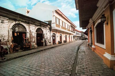 Calle Crisologo in Ilocos