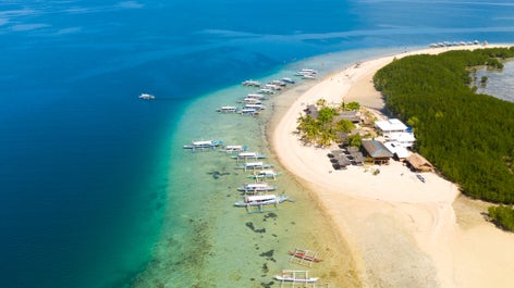 Starfish island in Puerto Princesa Palawan