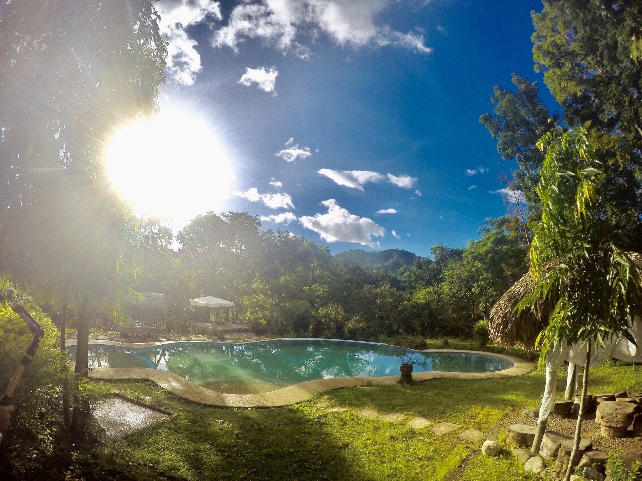 The pool area in the Mount Purro Nature Reserve, Antipolo