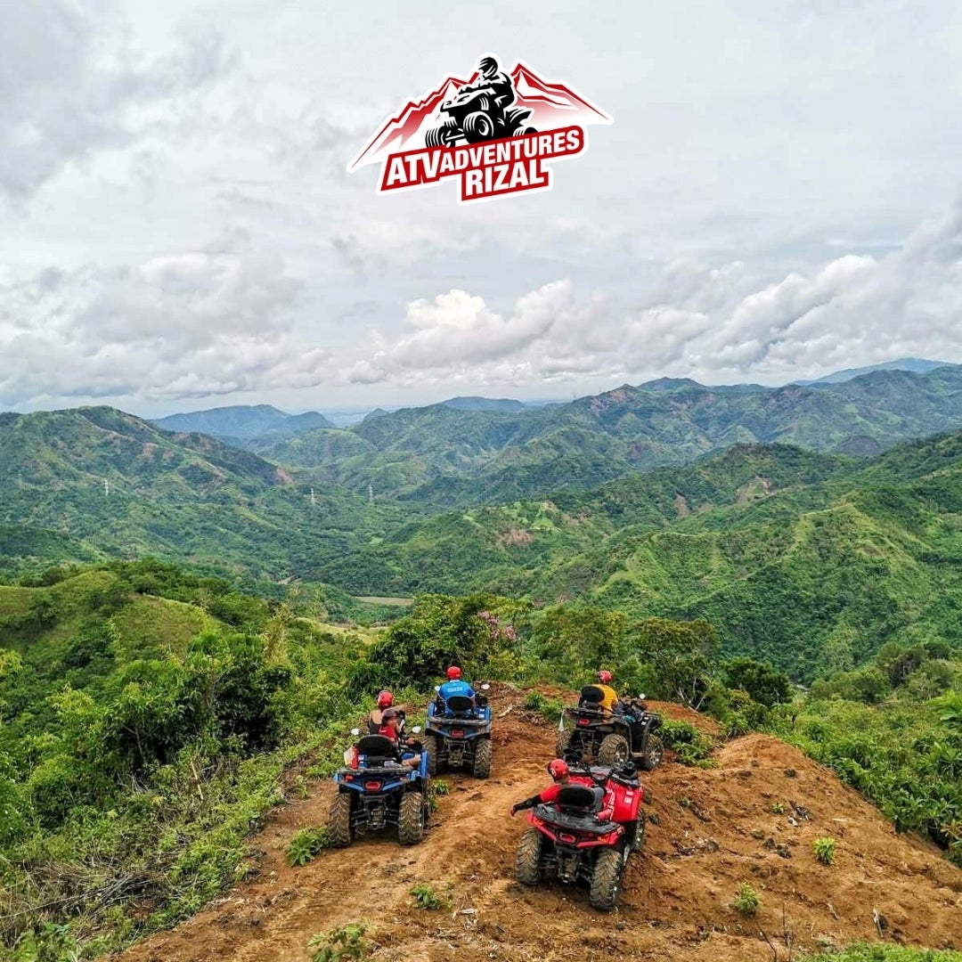 Travelers riding ATVs in Rizal, Philippines