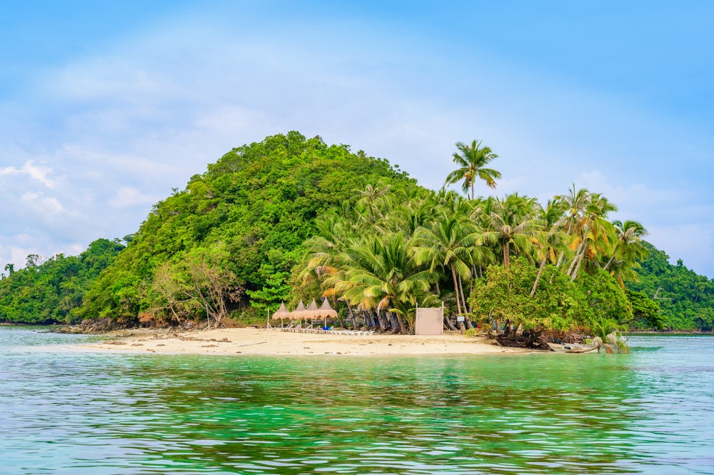Inaladelan Island in Port Barton Palawan