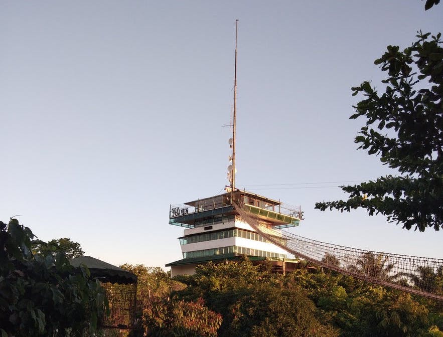 Hanging bridge leading to Cloud 9 Antipolo's viewing deck