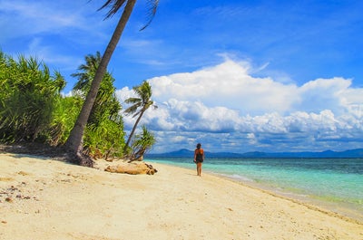 Beach in Pamilacan Island in Bohol