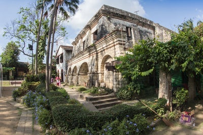 Facade of Fort Santiago in Manila