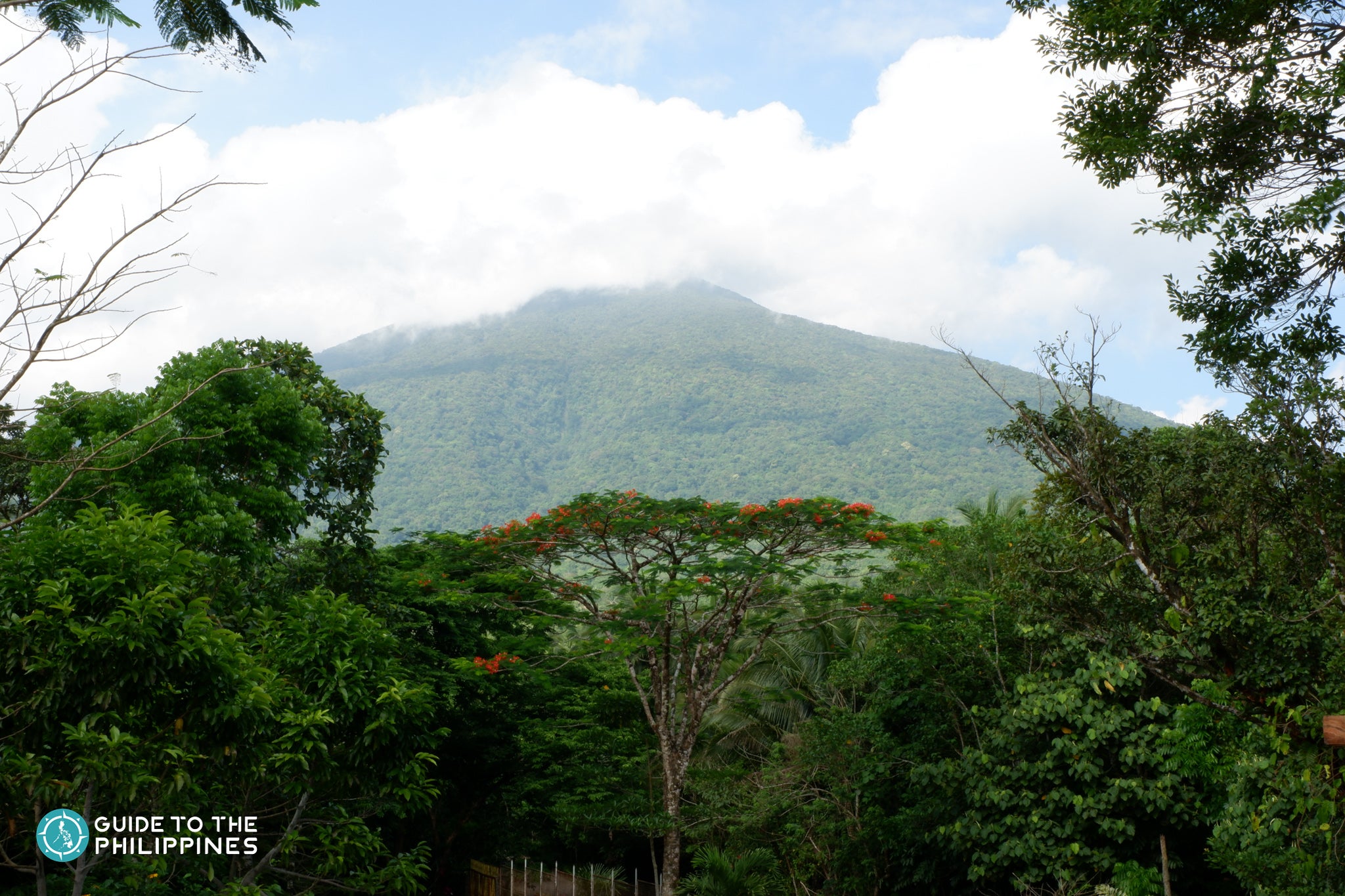 VIew of Mt. Banahaw's peak in Quezon Province