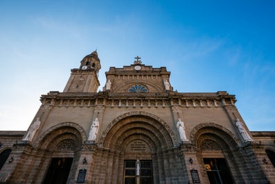 Facade of Manila Cathedral in Intramuros