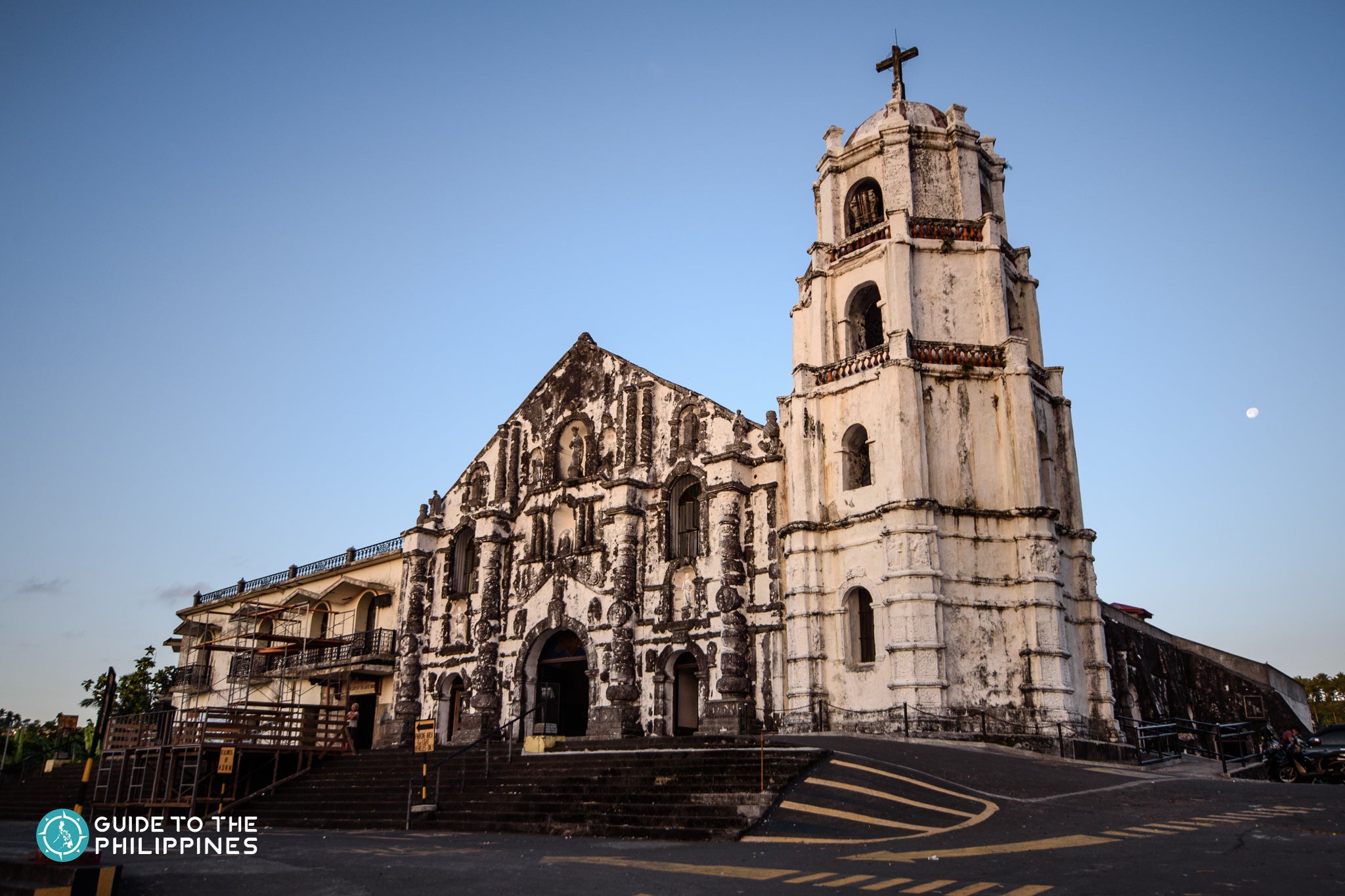 Facade of Daraga Church in Albay, Bicol