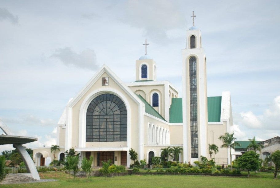 Exterior of the Basilica of Our Lady of Pe&ntilde;afrancia