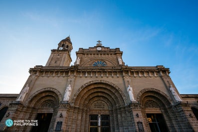 Facade of Manila Cathedral inside Intramuros