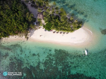 Inaladelan Island in Port Barton Palawan