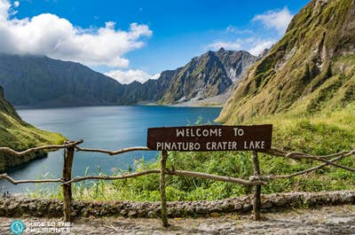 Beautiful view at Mt. Pinatubo Crater Lake