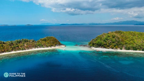 An island in Port Barton Palawan