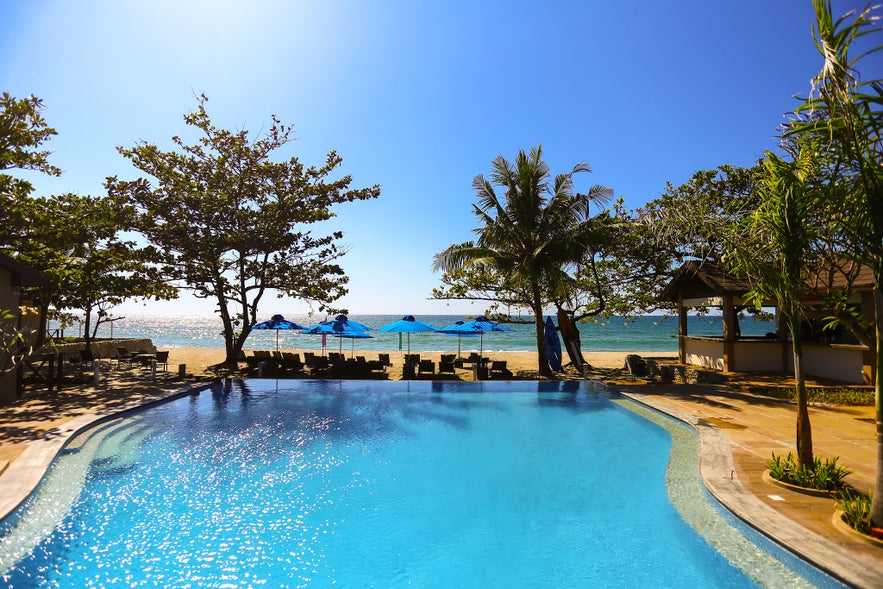 Beach view in Aureo Resort, La Union Beach view in Aureo Resort, La Union