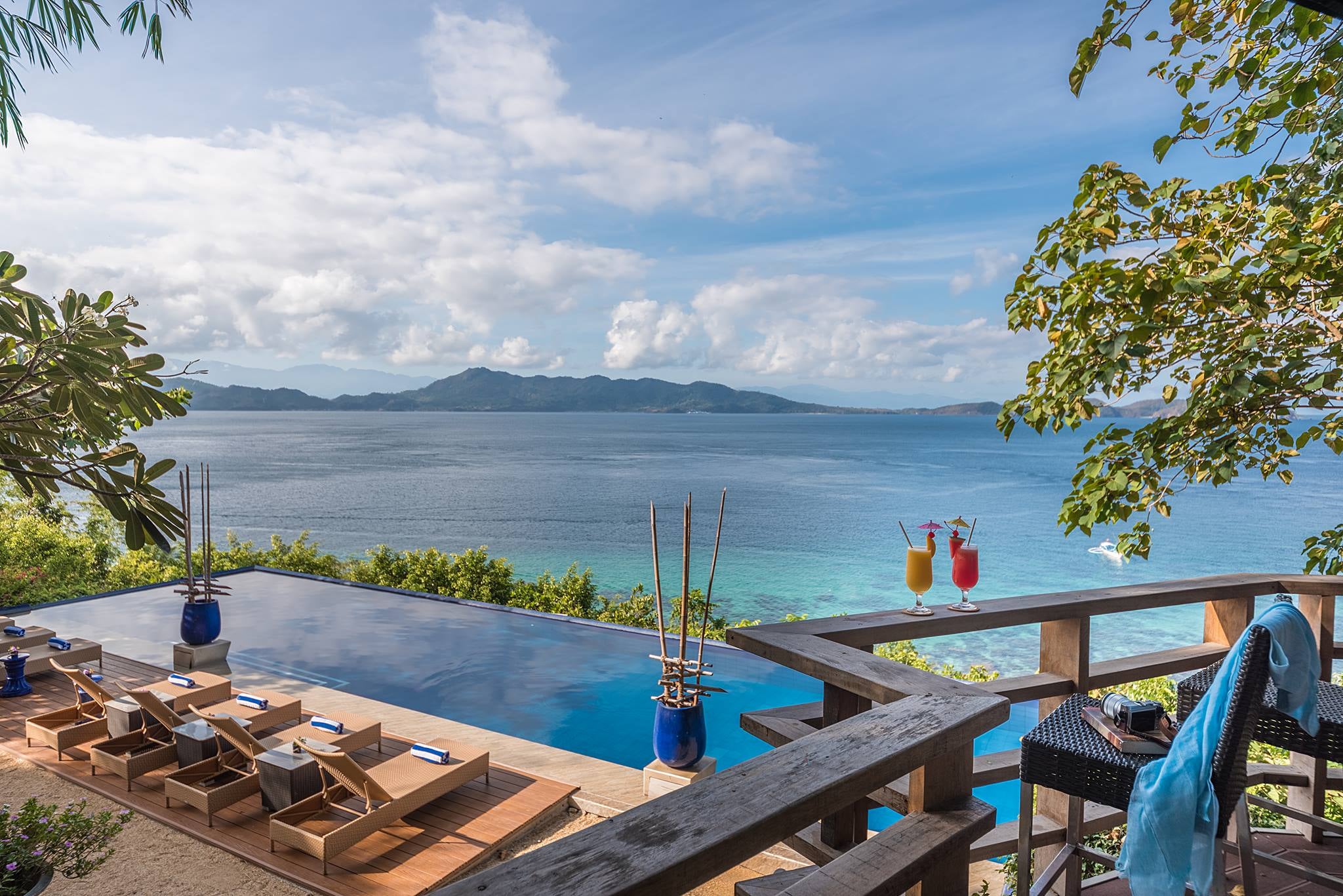 View of Vivere Azure Resort's pool area