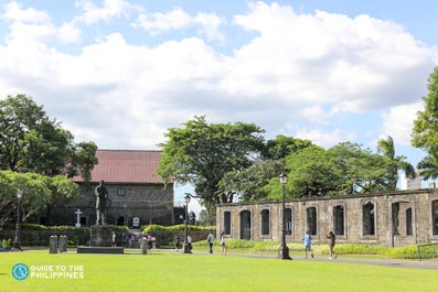 Park in Fort Santiago inside Intramuros