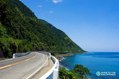 Scenic view of Patapat Viaduct in Ilocos