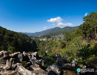 Scenic view of Sagada's landscape