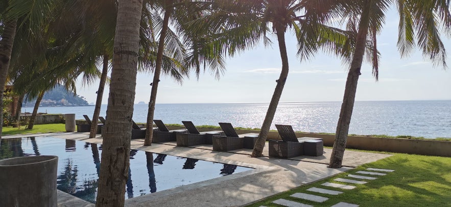 The sea view of La Chevrerie Resort and Spa The sea view of La Chevrerie Resort and Spa