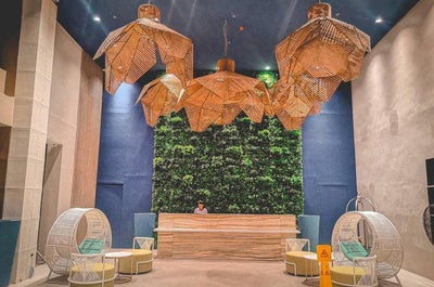 Reception and receiving area of Solea Palms Resort