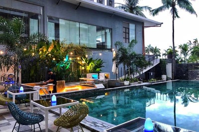 Enjoy the pool area of Solea Palms Resort in Cebu