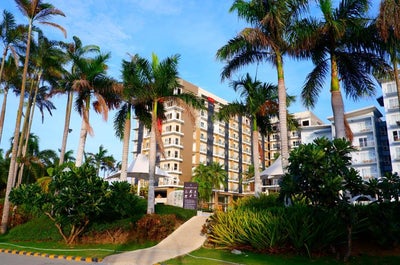 Entrance to Solea Palms Resort in Cebu