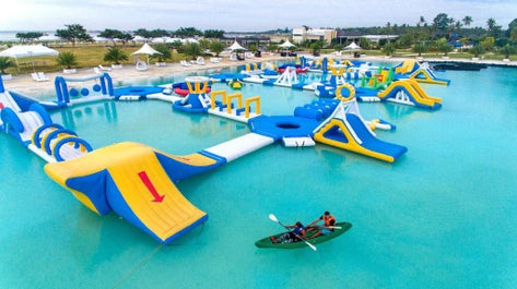 Enjoy the waterpark of Solea Mactan Resort