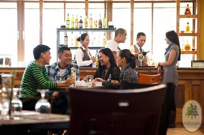 Enjoy the in-house restaurant at The Forest Lodge in Camp John Hay