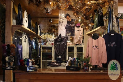 Souvenir shop inside The Forest Lodge