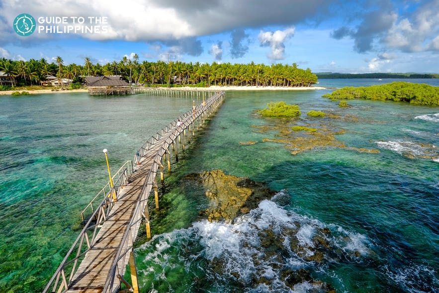 Cloud 9 boardwalk in Siargao Cloud 9 boardwalk in Siargao