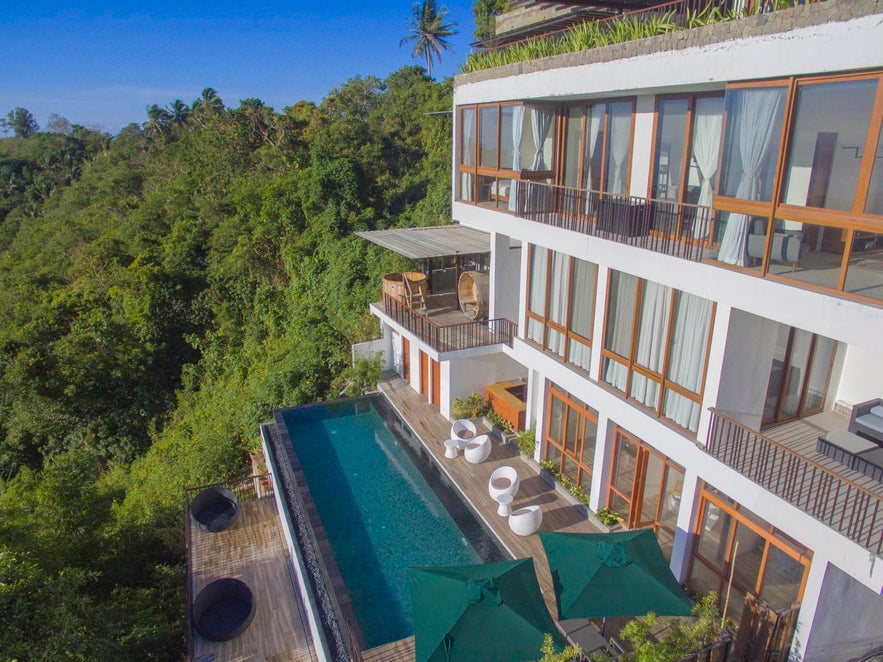 Narra Hill's pool overlooks Taal Volcano Narra Hill's pool overlooks Taal Volcano