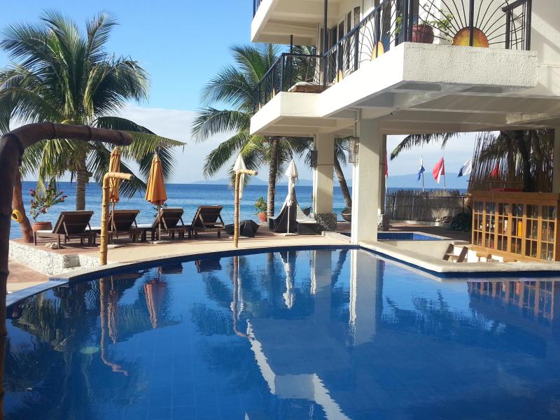 Pool area of Sunset at Aninuan Beach Resort