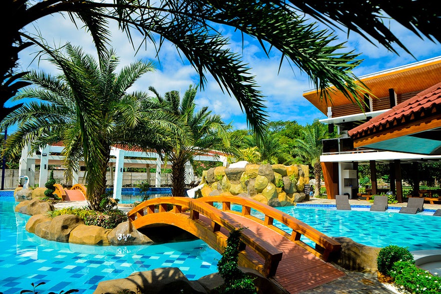 The pool area of Calinisan Resort Hotel The pool area of Calinisan Resort Hotel