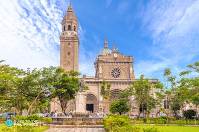 Manila Cathedral inside Intramuros