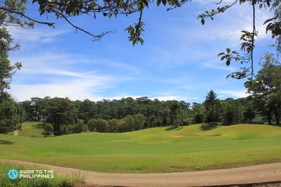 Open field in Camp John Hay in Baguio City