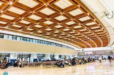 Inside the Ninoy Aquino International Airport in Manila