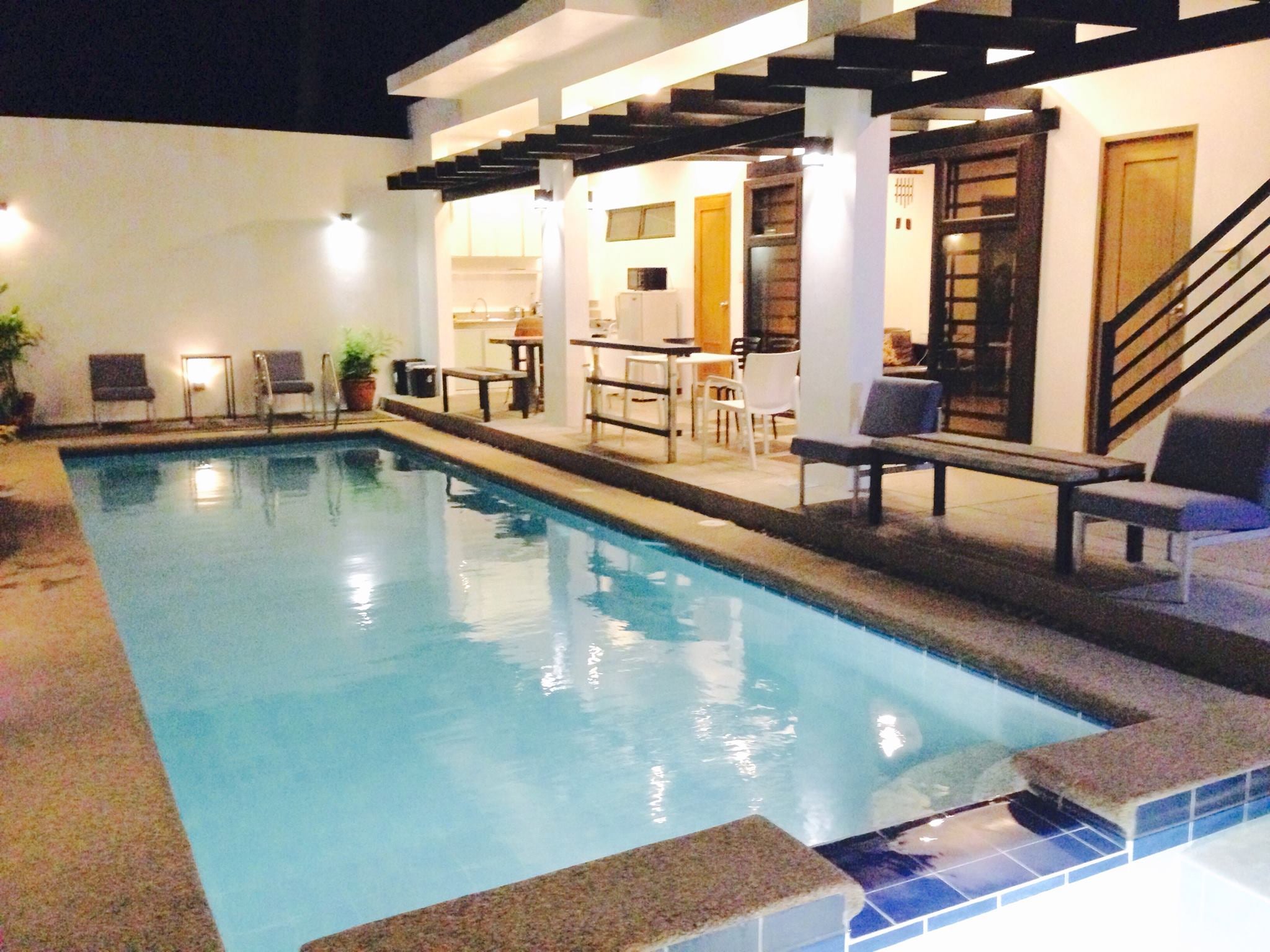 The pool in Boutique Pool House