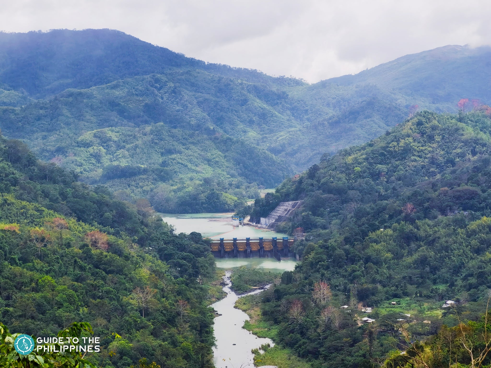Aerial view of Ipo Dam
