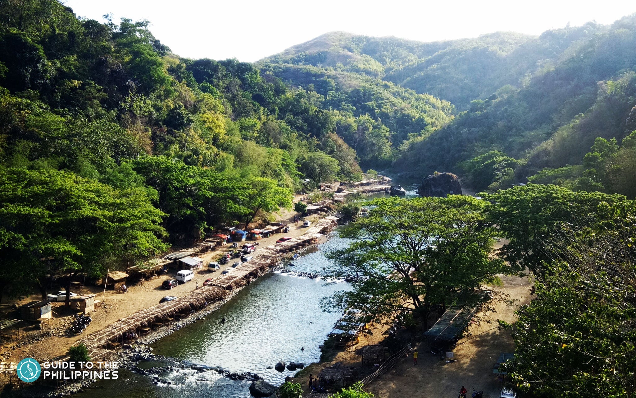 Aerial view of Bitbit River, Bulacan