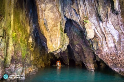 Rock formations in Puerto Princesa Underground River