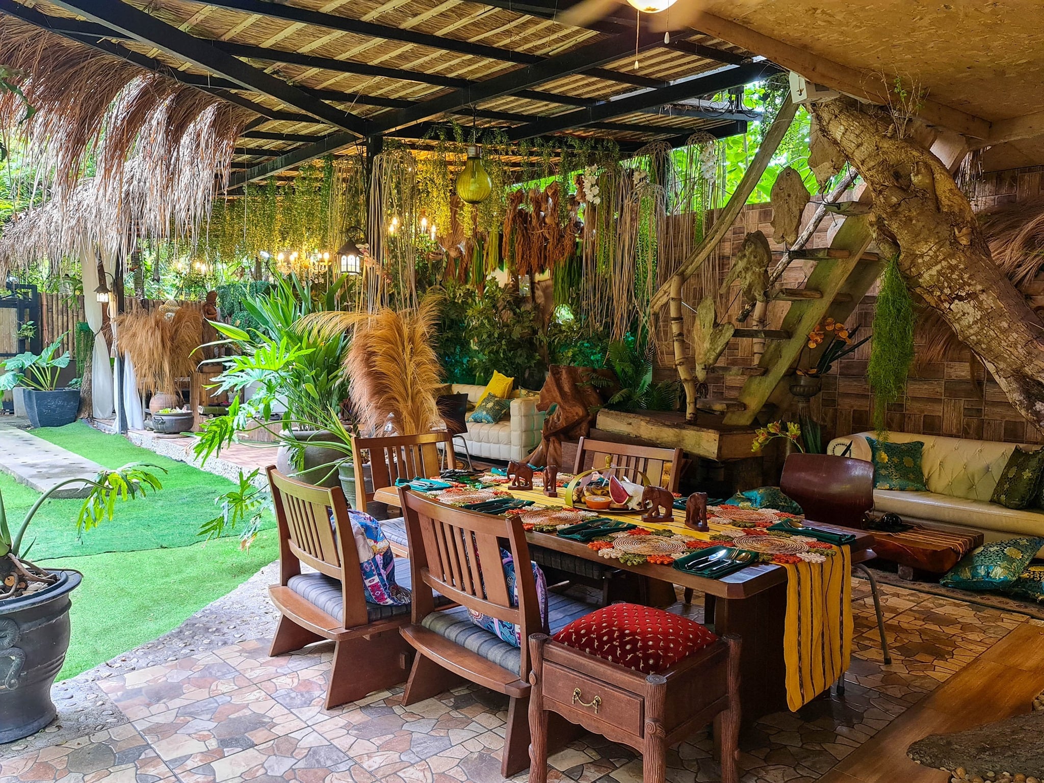 Interior of Indo Bali House Samal