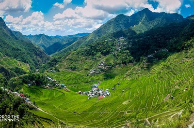 View of Batad Rice Terraces in Banaue