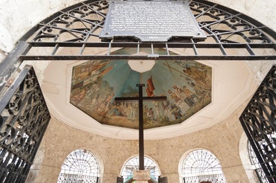 Ceiling of Magellan's Cross in Cebu