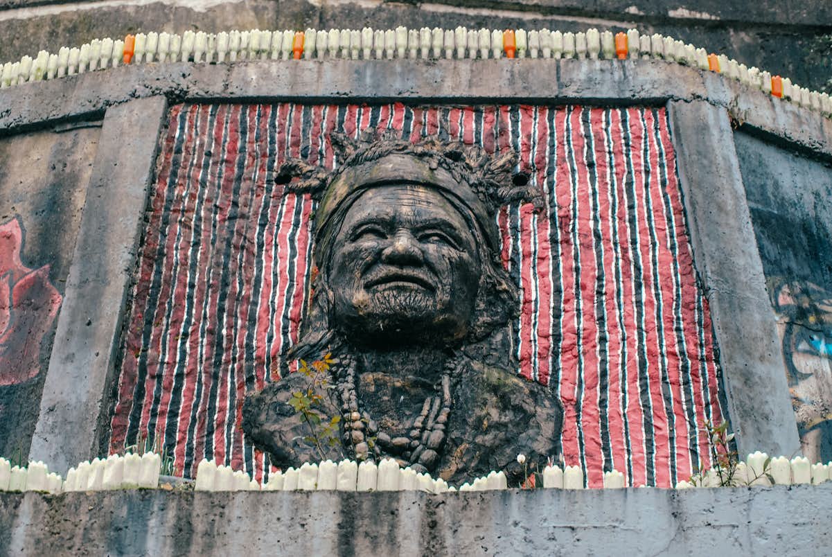 An artwork in Tam-awan village in Baguio An artwork in Tam-awan village in Baguio