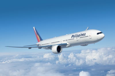 PAL flight from Los Angeles to Manila