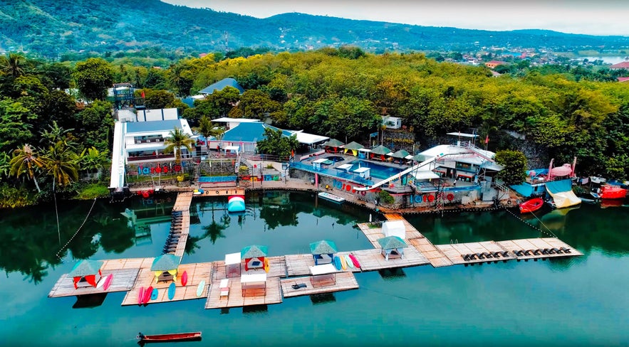 Aerial view of Laresio Lake Resort Aerial view of Laresio Lake Resort
