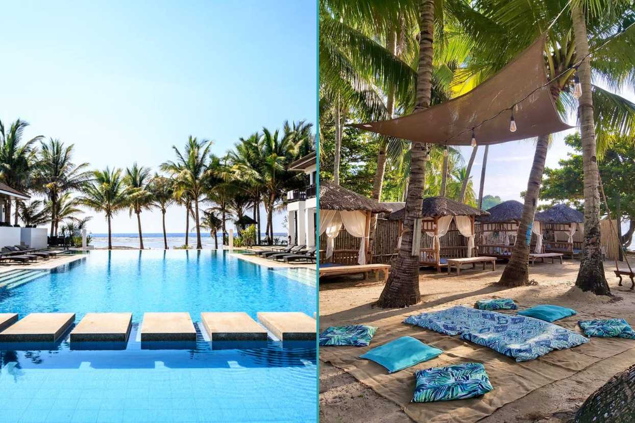 Poolside of Puerto Del Sol and beach lounge of Masamirey Resort