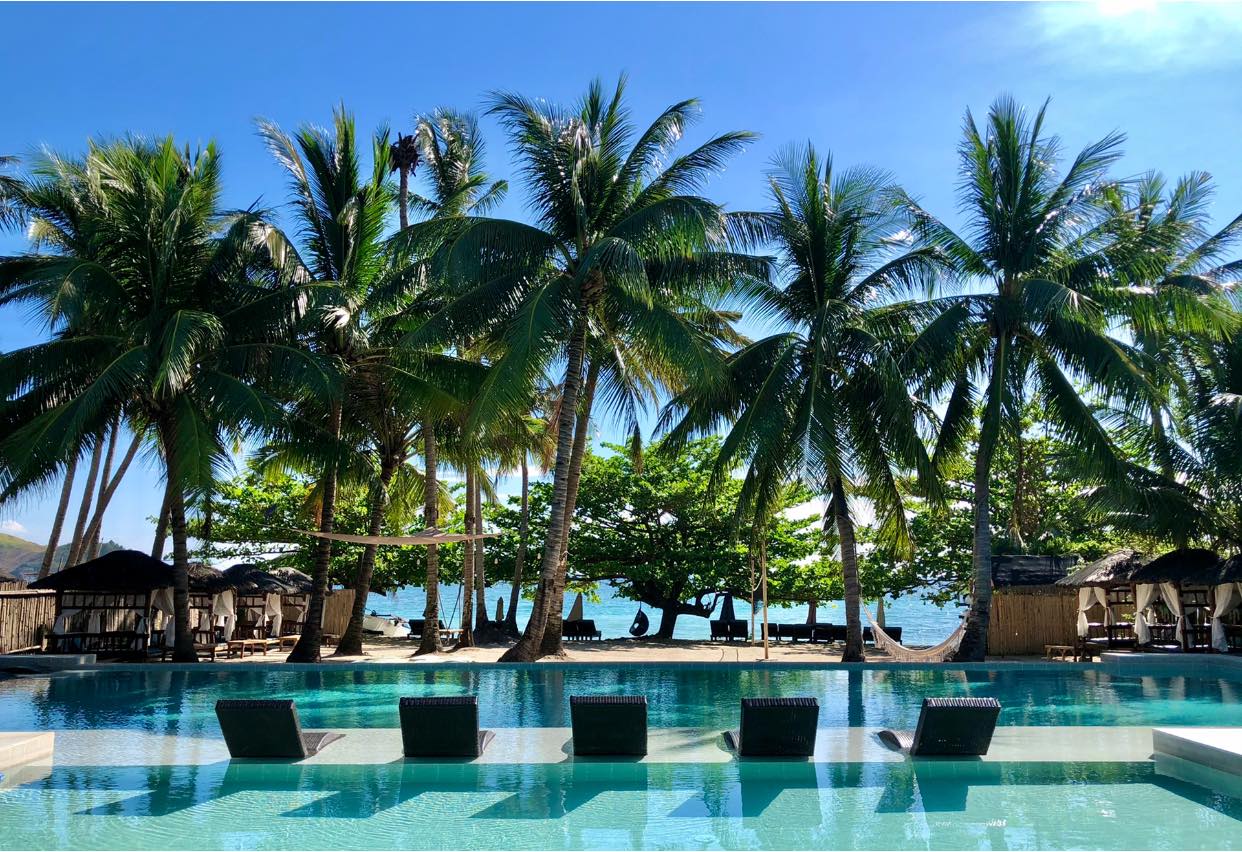 Beachside pool of Masamirey Cove Resort