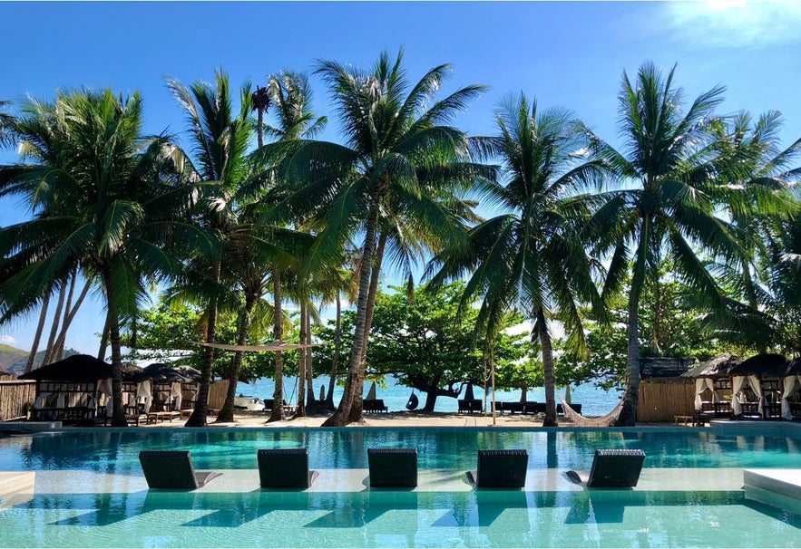 Beachside pool of Masamirey Cove Resort Beachside pool of Masamirey Cove Resort