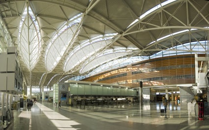 Checkin counters at San Francisco Airport