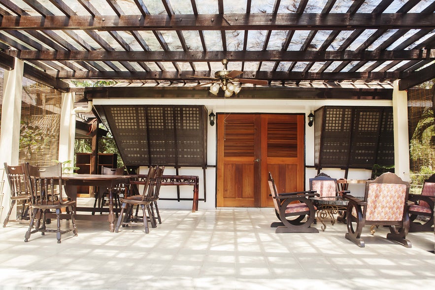 Outdoor lounge area in Sambali Beach Farm Outdoor lounge area in Sambali Beach Farm